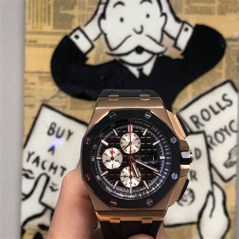 audemars piguet rubber clad gold|audemars piguet rose gold.